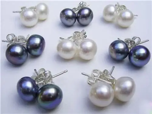 

Miss charm 0000313 Details about 8Set 7-8MM White&Black Akoya Cultured Pearl Earring AAA A0422