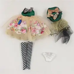Neo Блит Малый Кукла наряд платье 13th юбилей костюм 4 шт