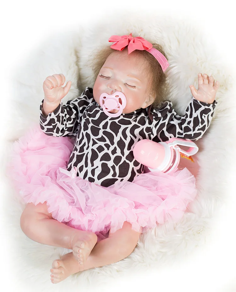 Reborn baby силиконовые куклы 20 &quot48 см Поддельные Детские настоящие спящие игрушки