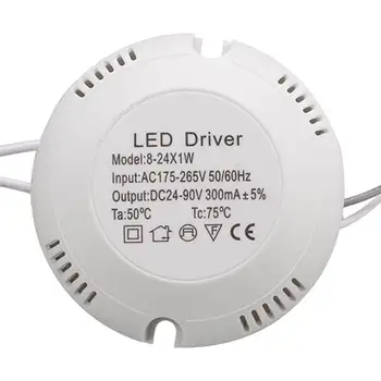 

8-24W LED Driver AC175-265V To DC 24-80V Power Supply Lighting Transformer For LED Ceiling Light Lamp