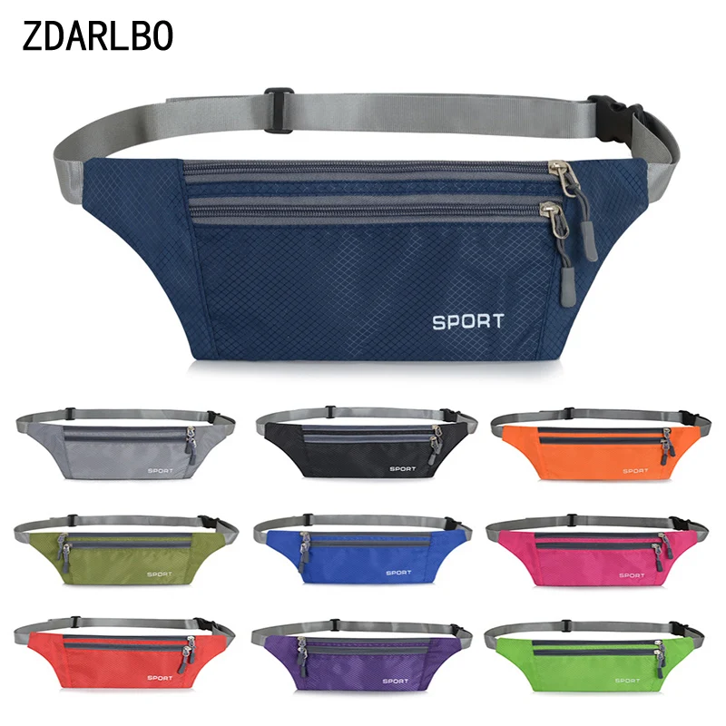 

Women's Fanny pack Outdoor Waterproof Nylon Waist Bag Fashion Female Chest Bag Multi-functional Running Leisure Waist Pack
