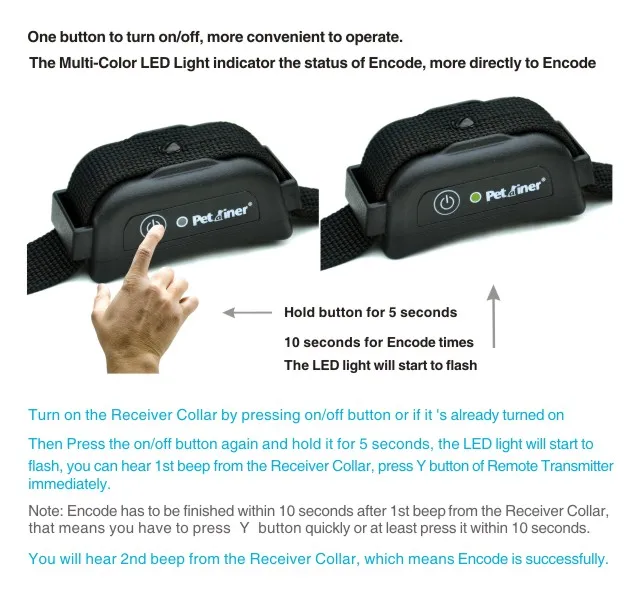 8th Remote Training Dog Collar PET900B