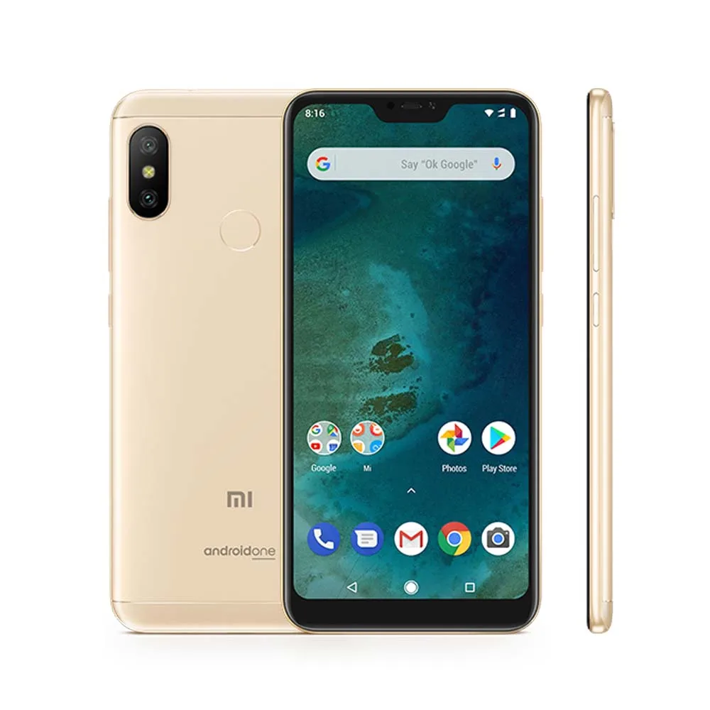 Испанская глобальная версия Xiaomi Mi A2 Lite 4 Гб 64 ГБ Android One Snapdragon 625 Восьмиядерный 5 84