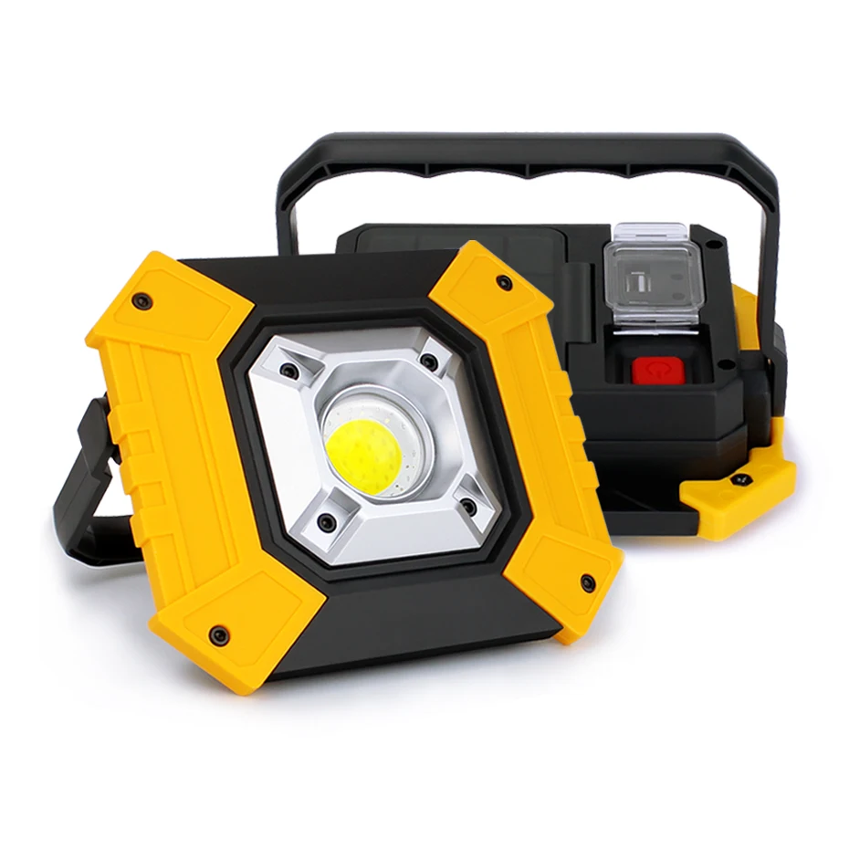 

20W Waterproof Portable Spotlights COB Led Work Lights USB Rechargeable LED Camping Lantern Flashlight Outdoor Camping Lights