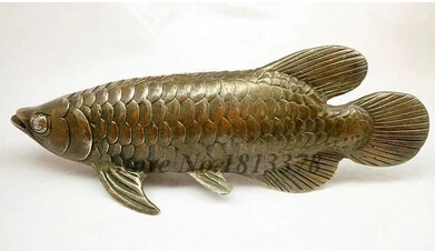 

Copper Crafts Brass decoration Fine Brass Chinese Folk Culture HandMade Brass Bronze statue Fish Sculpture