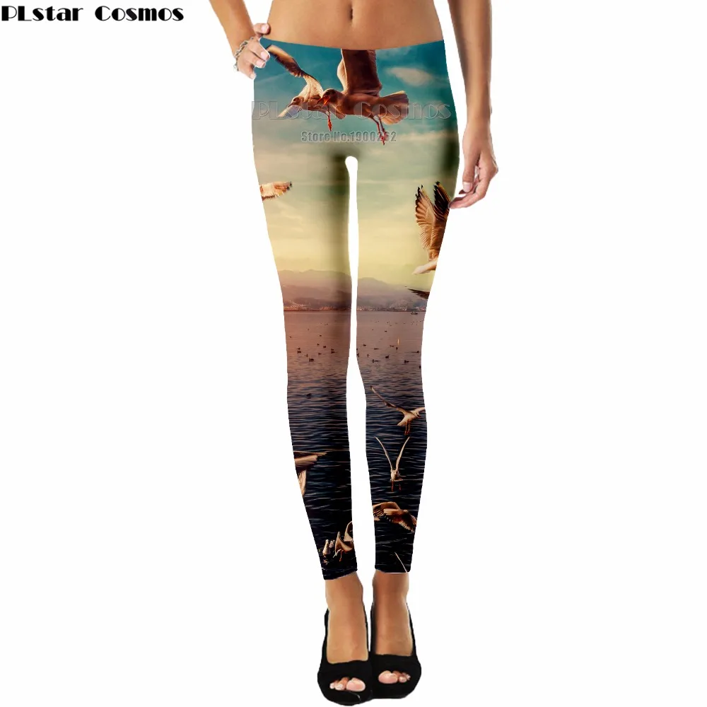 

PLstar Cosmos Animal Style Bird 3D Printed Colorful Top Women Pants 3D Print Comfortable Leggings Pants New Plus size S-5XL