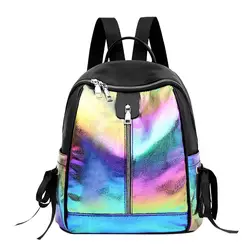 Женская модная сумка большой емкости компьютерный студенческий рюкзак сумка на плечо # $