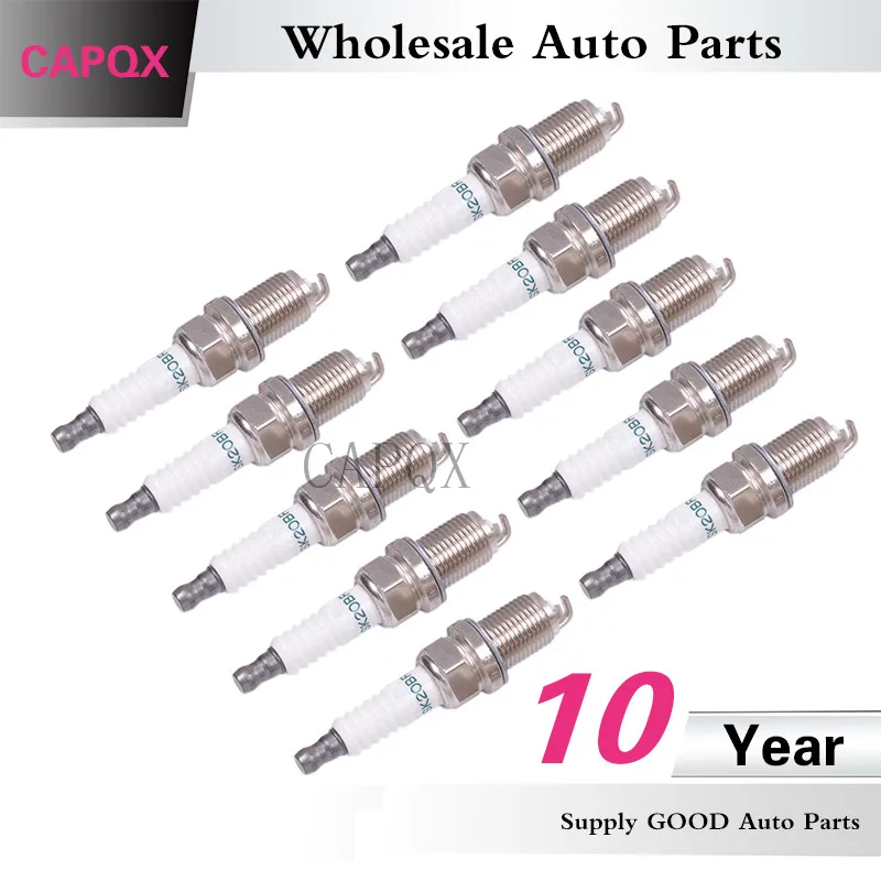 Capqx 10 шт иридиевая Свеча зажигания 90919-01230 SK20BR11 для Avensis 1997-2008