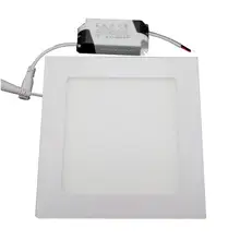 Ультратонкая светодиодная квадратная панель 3 Вт 4 Вт 6 Вт 9 Вт 12 Вт 15 Вт 18 Вт 85-2565VSMD2835 встраиваемый потолочный светодиодный панельный светильник белый/теплый белый