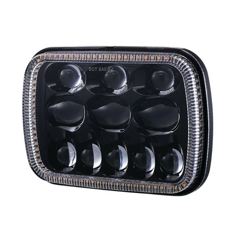 5x7 LED Headlight Headlamps Bulbs9800