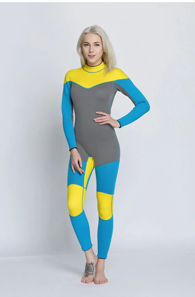 Neoprene Swimming Surfing Wetsuits One Piece Scuba Diving Suit For ...