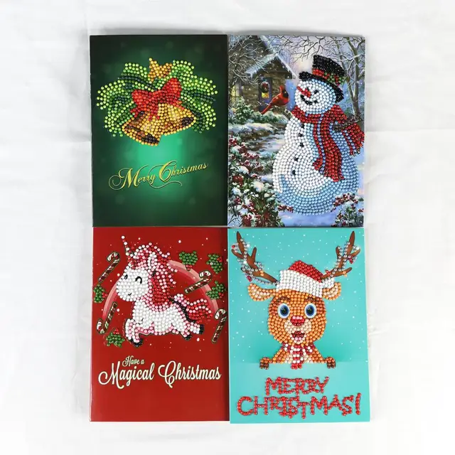 Diamond painting Greeting Cards full round 5d Festival greeting card