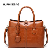 HJPHOEBAG Новая модная сумка из искусственной кожи с узором «крокодиловая кожа», женские роскошные сумки, дизайнерские сумки YC031