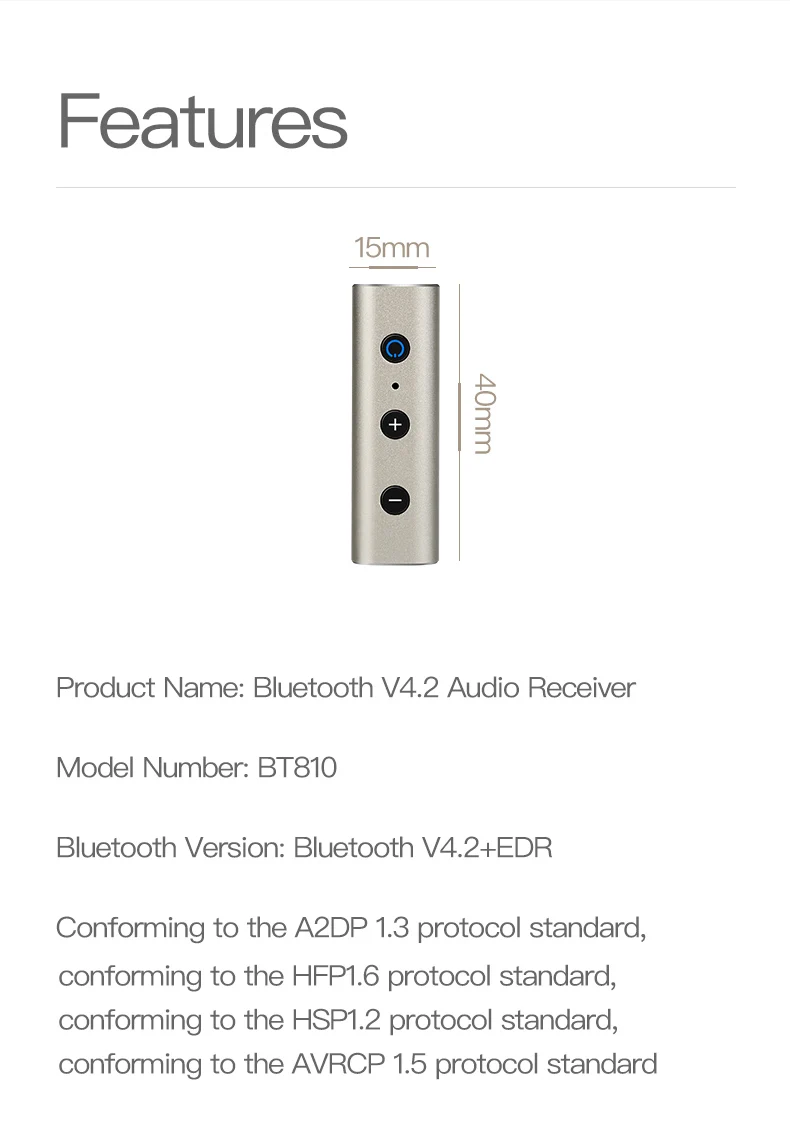 Хэндс-фри A2DP Bluetooth с разъемом подачи внешнего сигнала AUX 3,5 мм Джек музыкальный ресивер, автомобильный набор, свободные руки, Беспроводной Динамик адаптер для подключения наушников для Xiaomi iPhone 7