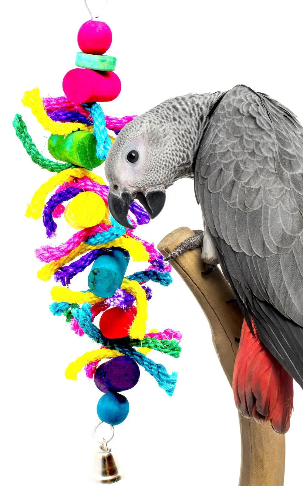 

Parrot Bite Toys Bird Toy Sisal Rope Cotton Rope Cylindrical Bite String