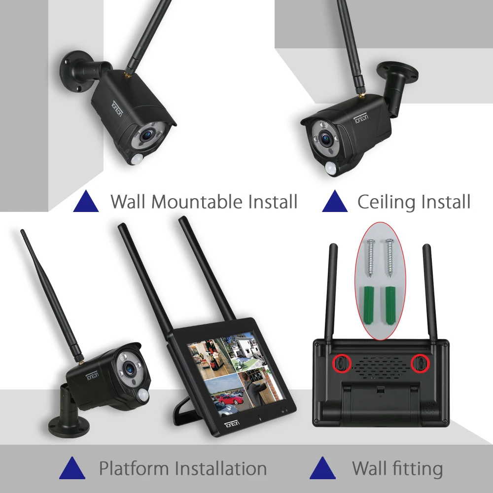  Tonton 1080P Wireless Security Camera System 7