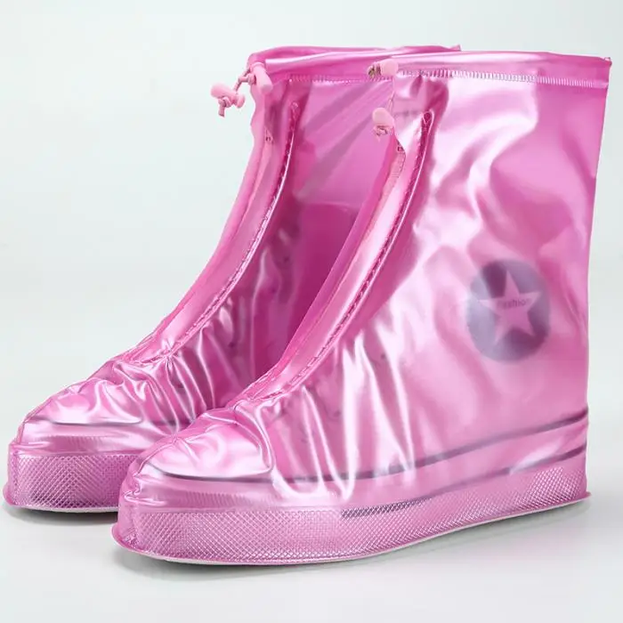 1 пара непромокаемых ботинок из ПВХ, водонепроницаемые Нескользящие непромокаемые сапоги для мужчин и женщин, распродажа