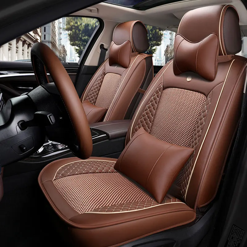  leather car seat cover Universal auto seat cushion for bmw x4 x4m x5 e53 x6 f16 E71 E72 f10 5series