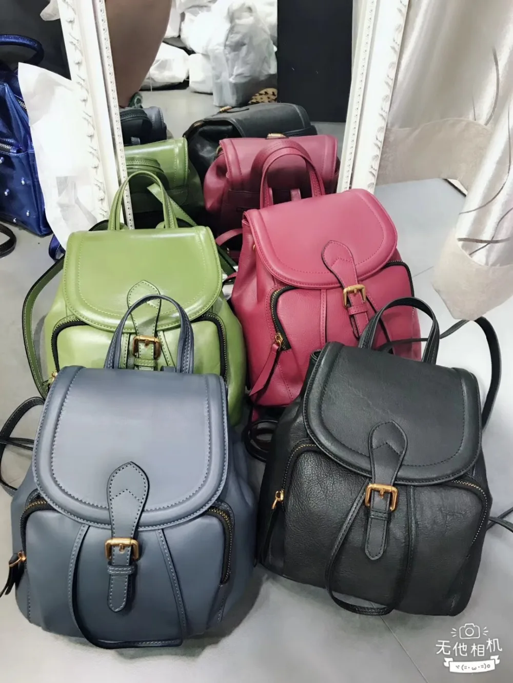 

Kafunila 100% genuine leather women backpack luxury designer female shoulder bags fashion 2018 new backpack for women travel bag