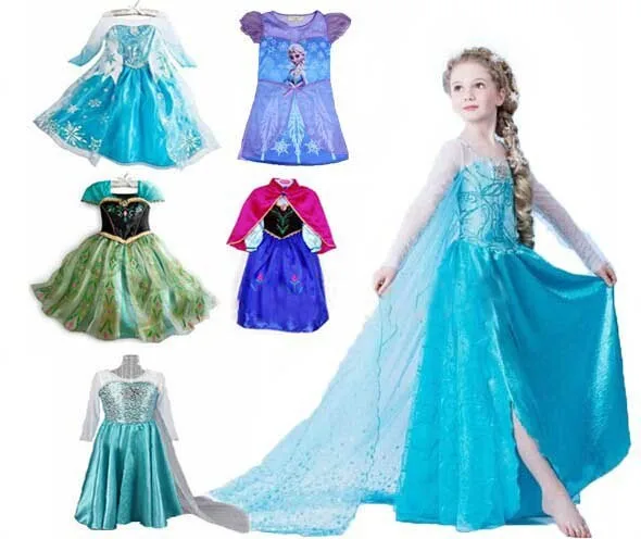 Hot Frozen Dress Elsa Anna For Princess Cosplay Dresses Hot Frozen Dress Elsa Anna For Princess Cosplay Dresses Cartoon Red Cape Brand S Children Clothes Kids Drop Shipping In From Mother
