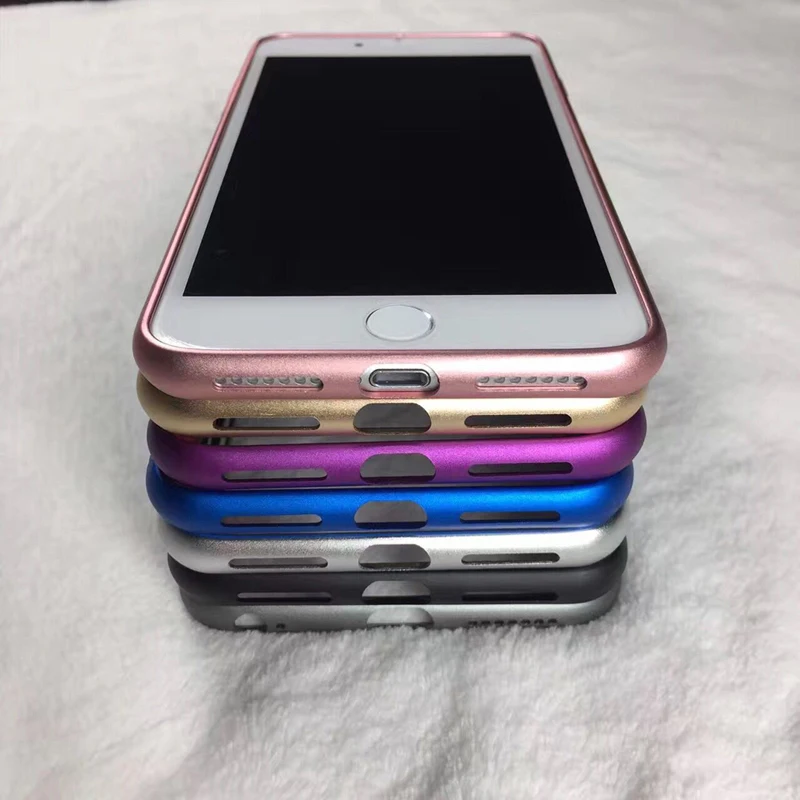 

Ricestate Brand For the iPhone X XS MAX XR Aluminium Metal Bumper Cover for iPhone 5S 6 6S 7 8 Plus Case