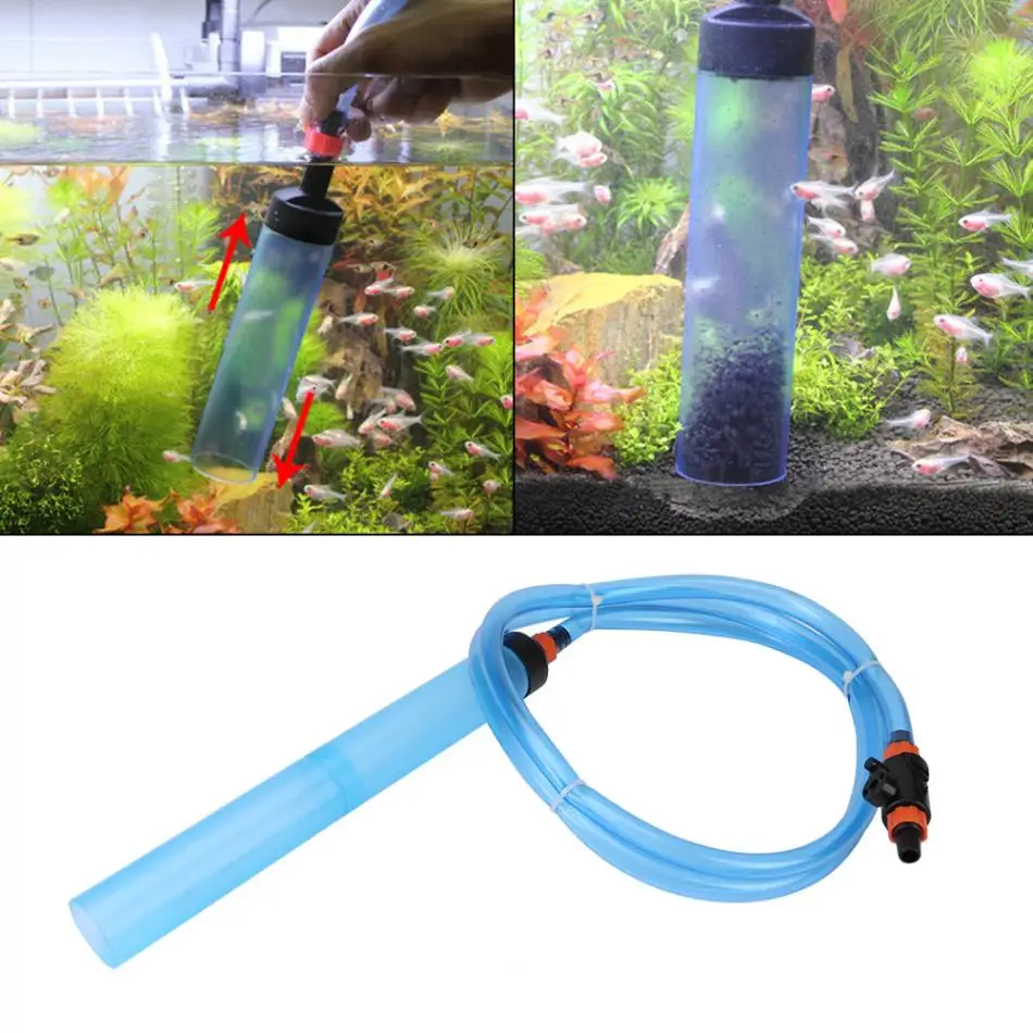 Аквариумный пылесос для аквариума Siphon очиститель воды аквариума fish tank