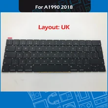 New Laptop A1990 Keyboard UK Layout For font b Macbook b font Pro Retina 15 inch