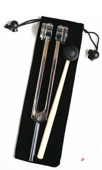 

128HZ Tuning fork with bag and hammer Ear picking tool