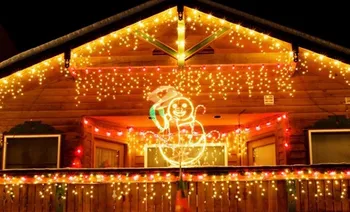 

[Seven Neon]4M new year decoration icicle Lights String curtain Fairy Light,LED String Light for Christmas/Halloween/Wedding
