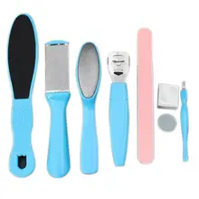 8 шт. набор пилок для ног Dead жесткое удаление натоптышей скребок для педикюра Инструменты для очистки ногтей портативный кутикулы толкатель для ногтей набор инструментов