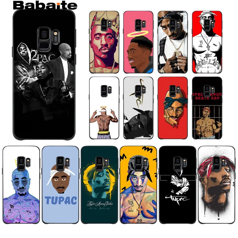 

Babaite 2Pac Tupac Amaru Shakur Makaveli Luxury Unique Design Phone Cover For GALAXY s8 plus s5 s6 edge edge plus s7 edge s9 s10