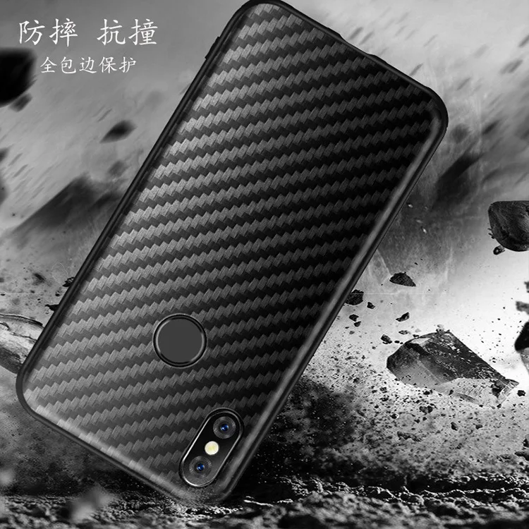 Мягкий ТПУ чехол из углеродного волокна для Samsung Galaxy A10 A20 A30 A40 A50 A70 M10 M20 защитный