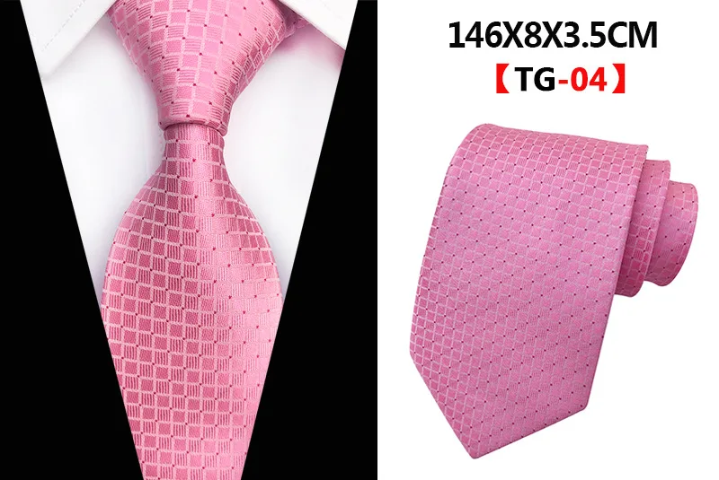 8cm Check Yellow Beige Jacquard Woven Silk Ties Mens Neck Tie Floral Plaid Striped Ties for Men Wedding Suit Business Party