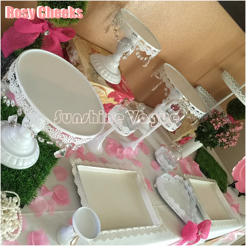 gold cake stand set