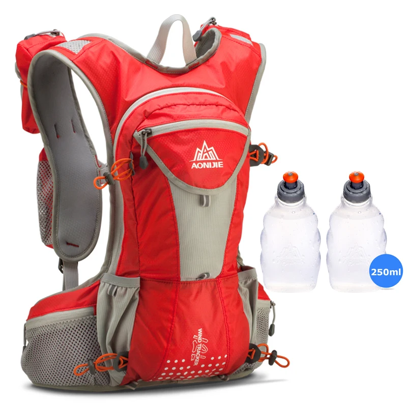 AONIJIE E905 гидратационный рюкзак, рюкзак, сумка, жилет, жгут, водный Пузырь, для пеших прогулок, кемпинга, бега, марафона, гонки, спорта 12L - Цвет: E905-Set G