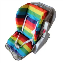 Аксессуары для детских колясок, мягкие цветные детские автомобильные сиденья, подушка из хлопка, милый дизайн, детское сиденье