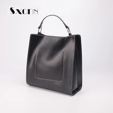 SXCNN женские сумки из натуральной кожи, модные сумки через плечо для женщин, вместительные повседневные Брендовые женские сумки bolsas feminina