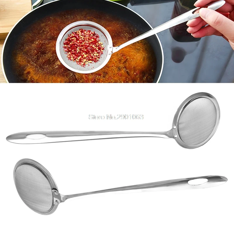 

Acier inoxydable Maille fine Couteau Sifter Tamis Cuisine Filtre a legumes DIY Kitchen Tool