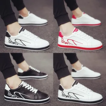 

New Summer Concise Men's Shoes Korean Version of the Trend of Students Casual Shoes Non-slip Hard-Wearing Versatile Flat Shoes
