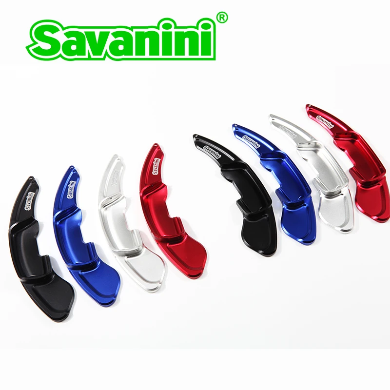 Savanini 2 шт. алюминиевое рулевое колесо DSG переключатель весла переключения передач