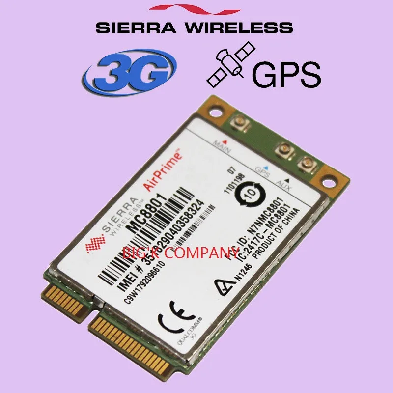 Jinyushi для MC8801 3g WWAN card WCDMA модуль до 42 Мбит/с HSPA + 3g мини-карта pci-e в наличии БЕСПЛАТНАЯ ДОСТАВКА