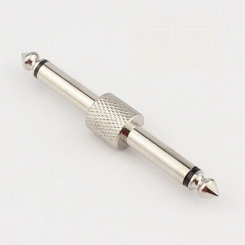 

5pcs 1/4 6.35mm Mono Speaker Guitar Phono butt joint Plug 6.5mm mono sophomore core amplifier microphone butt joint plug