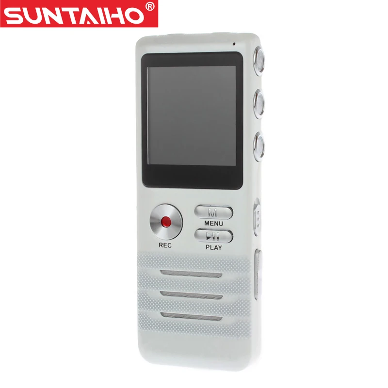 

2016 Portable Multifunctional 8GB Steel Stereo Recording Mini Digital Voice Recorder Noise Reduction MP3 player gravador de voz
