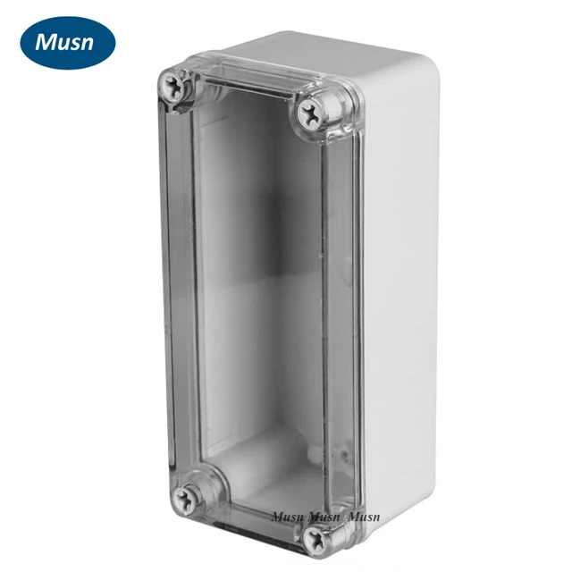 IP67 Transparent Cover Electrical Distribution Box Plastic