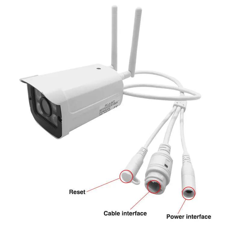 Ip камера 720p HD Wifi Беспроводная ночного видения TF слот для карты наружная