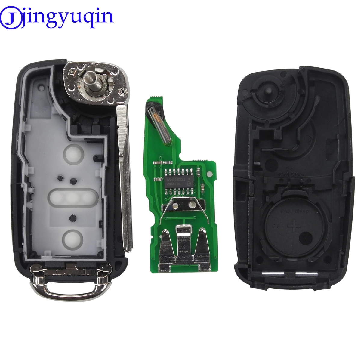 Дистанционный ключ оболочки 434 МГц ID48 чип 5K0837202AD для VW Golf Tiguan Polo Passat CC SEAT Skoda Mk6 Octavia Jetta Beetle 3 BTN Flip