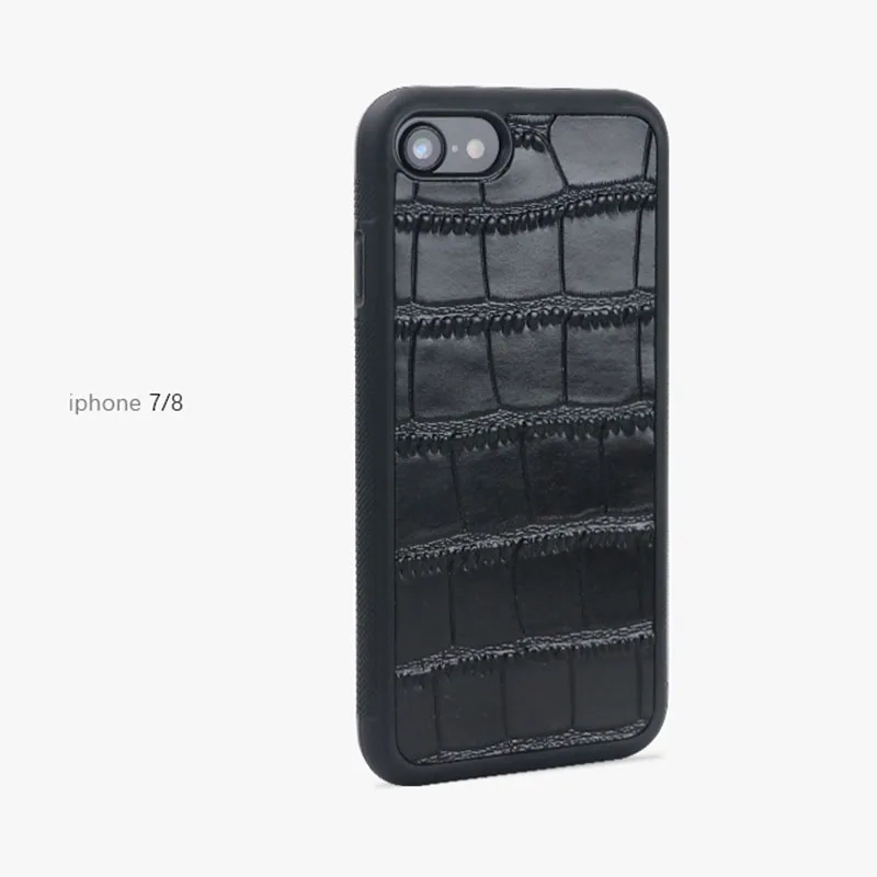 personalised croc leather phone case