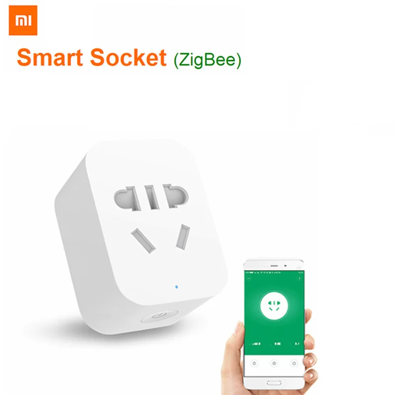 Оригинальный Смарт-разъем Xiaomi Mi Mijia ZigBee управление через приложение Wi-Fi