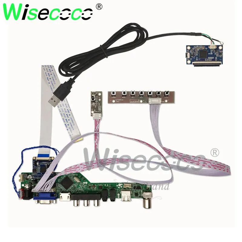 Wisecoco 15 6 дюймов 1366*768 панель ЖК дисплея с capactive touch HDMI VGA 30 контактов EDP плата