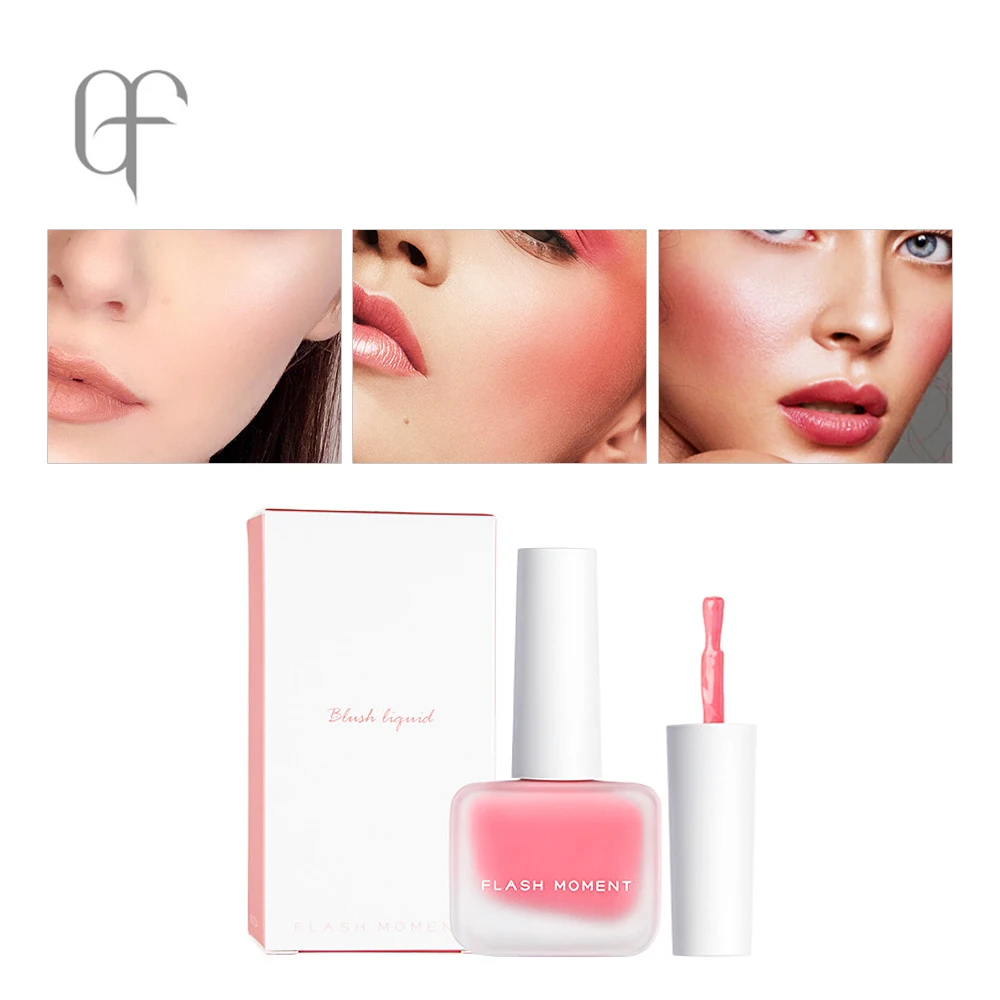 

FlashMoment Hotest Liquid Blush Long Lasting Natural Blush Face Contour Makeup Waterproof Blusher Cosmetics Women Face Make up